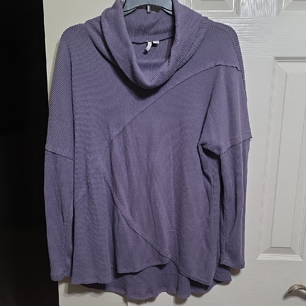 Cato Lavender Cowl Neck Sweater